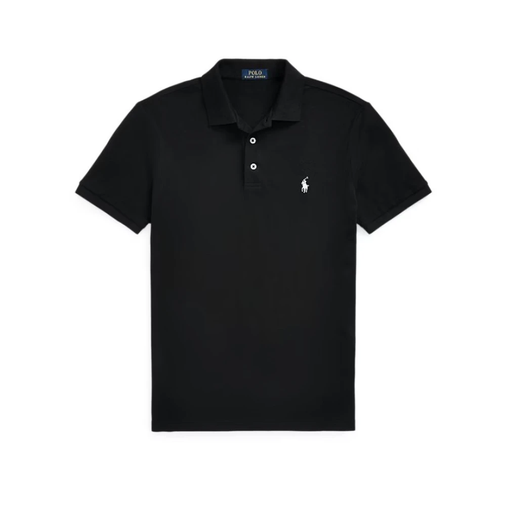 Polo Ralph Lauren Uomo Nero Polo Classico Con Logo