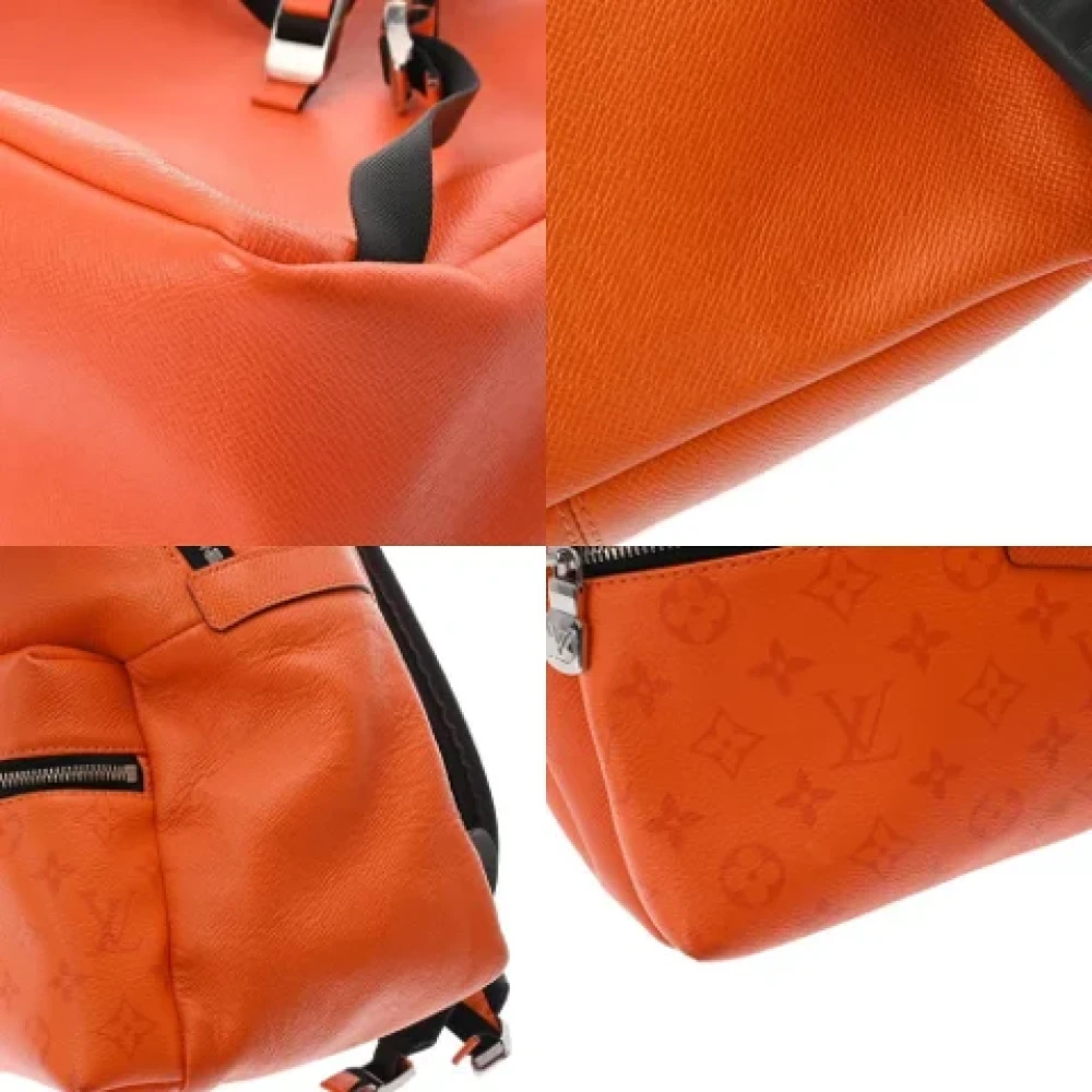 Louis Vuitton Vintage Pre-owned Leather backpacks Orange Dames