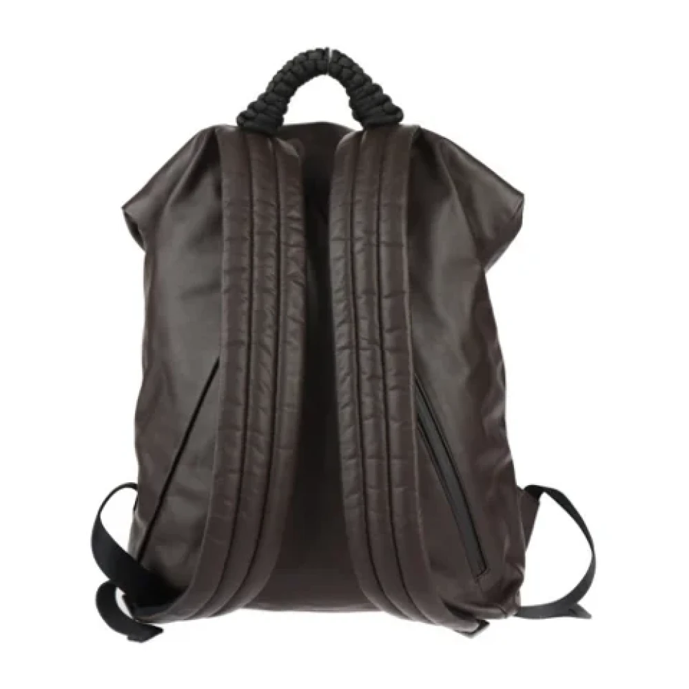 Bottega Veneta Vintage Pre-owned Leather backpacks Brown Dames