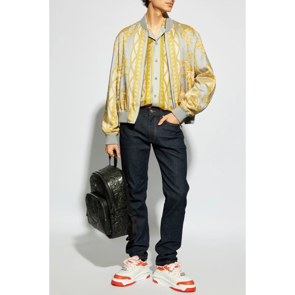 Versace Tapered leg jeans Blue Heren