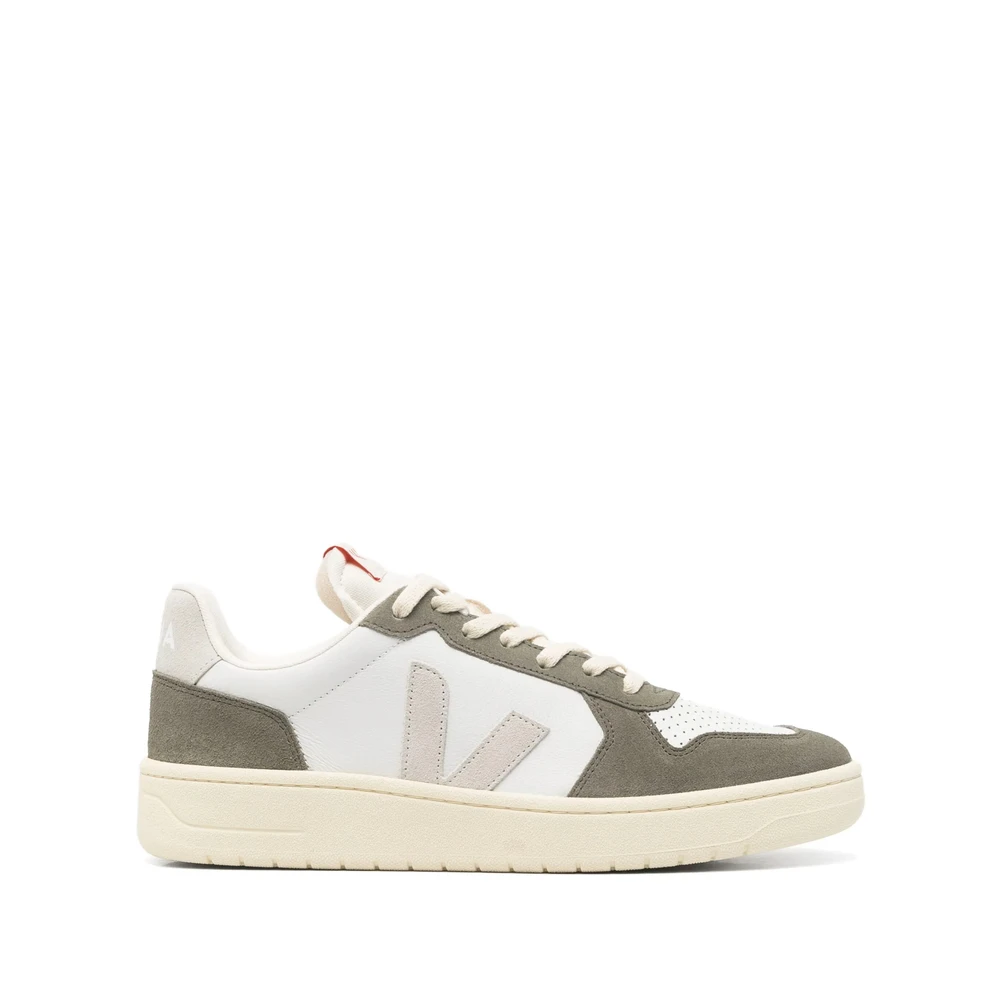 Veja Witte Sneakers met Veters en Logopatch Heren Schoenen Veelkleurig Multicolor