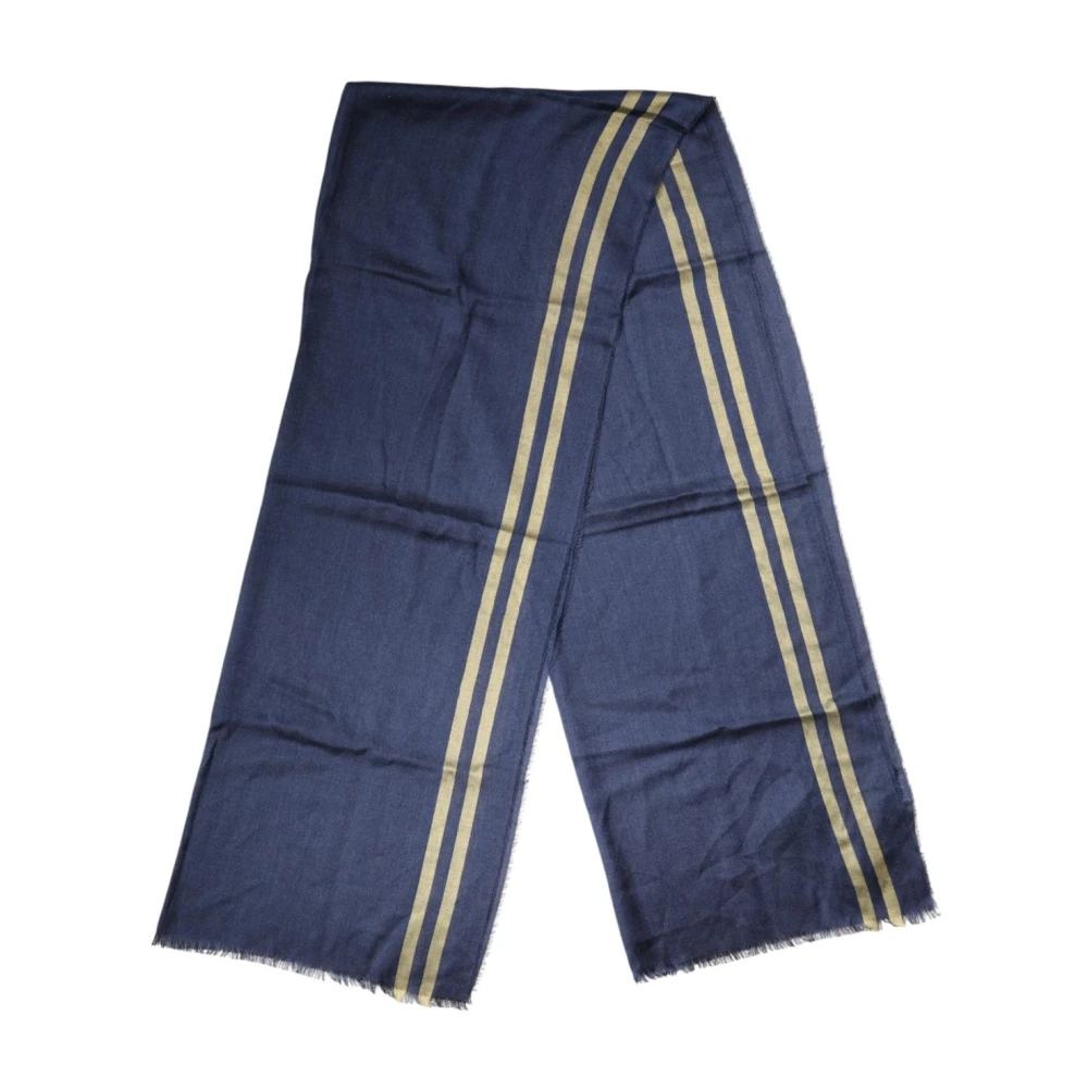 Dolce & Gabbana Donna Blu - Sciarpa Avvolgente In Cashmere - Accessories - One Size