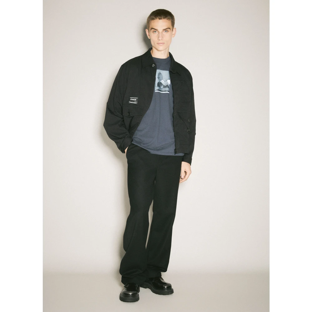 Undercover Grafische Print Katoenen T-Shirt Gray Heren
