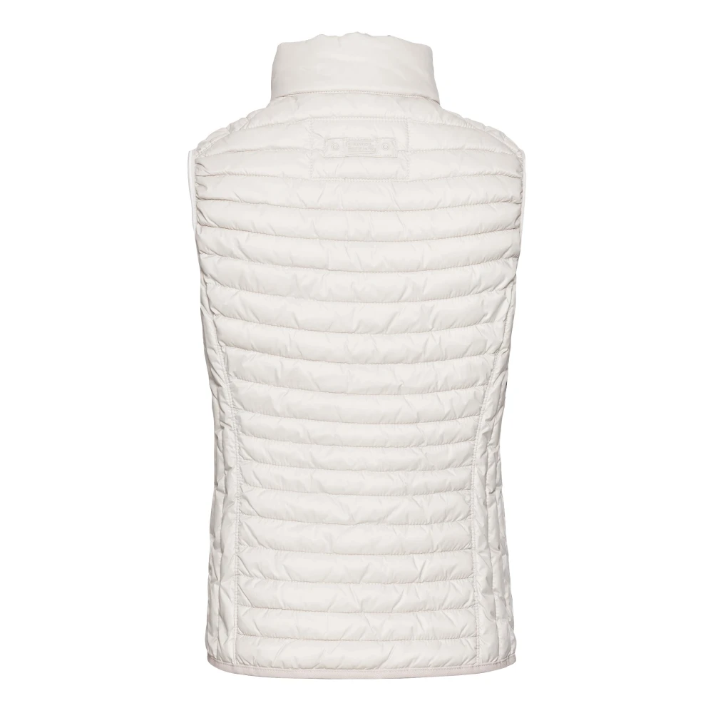 camel active Gerecyclede Polyamide Vest White Dames