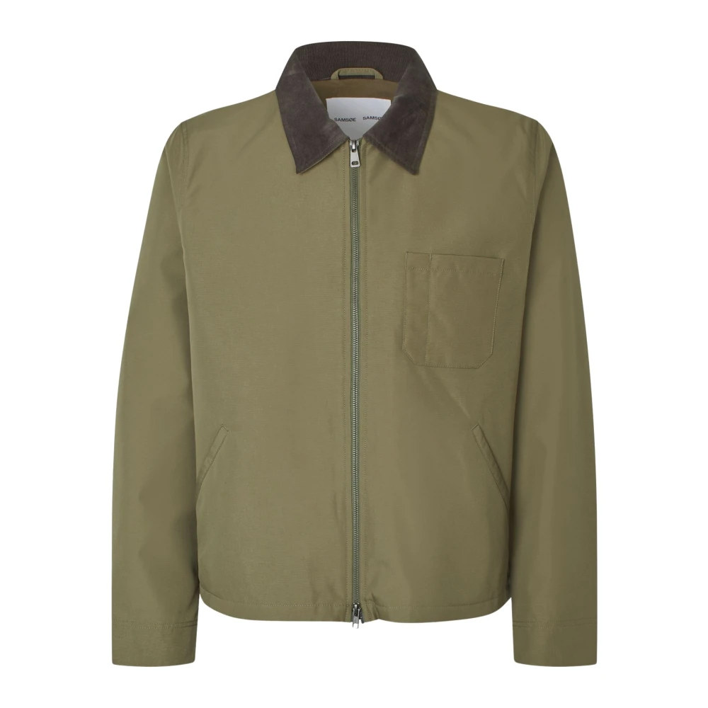 Samsøe Samsøe Green Light Jackets, Male, L, Sarobin Z Jacket
