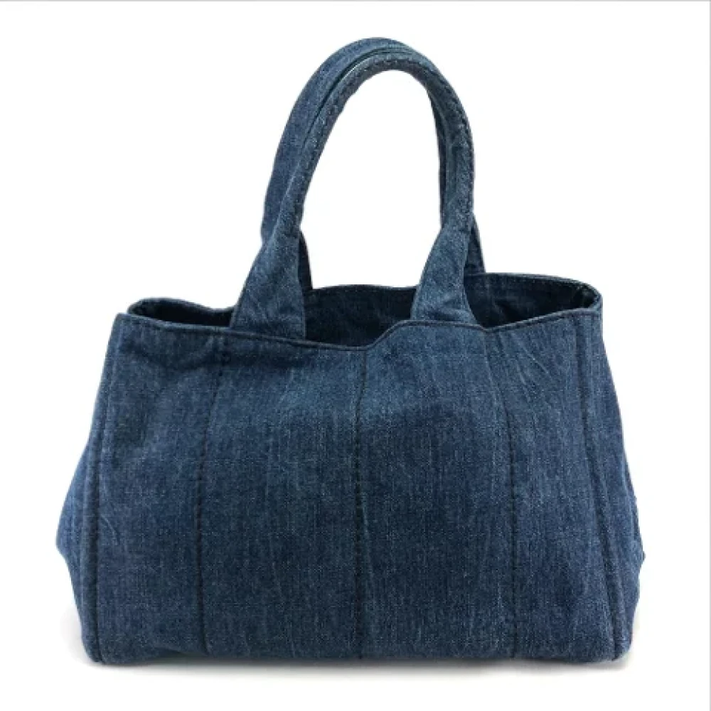 Prada Vintage Pre-owned Denim prada-bags Blue Dames
