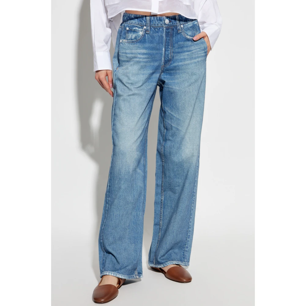 Rag & Bone Broek Miramar Blue Dames