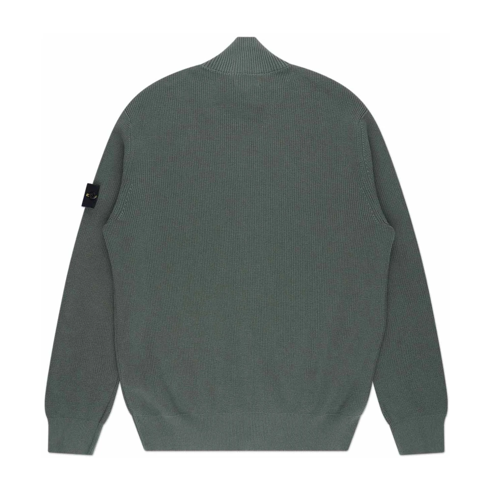 Stone Island Pullover met ritssluiting uit de lente zomer collectie Green Heren