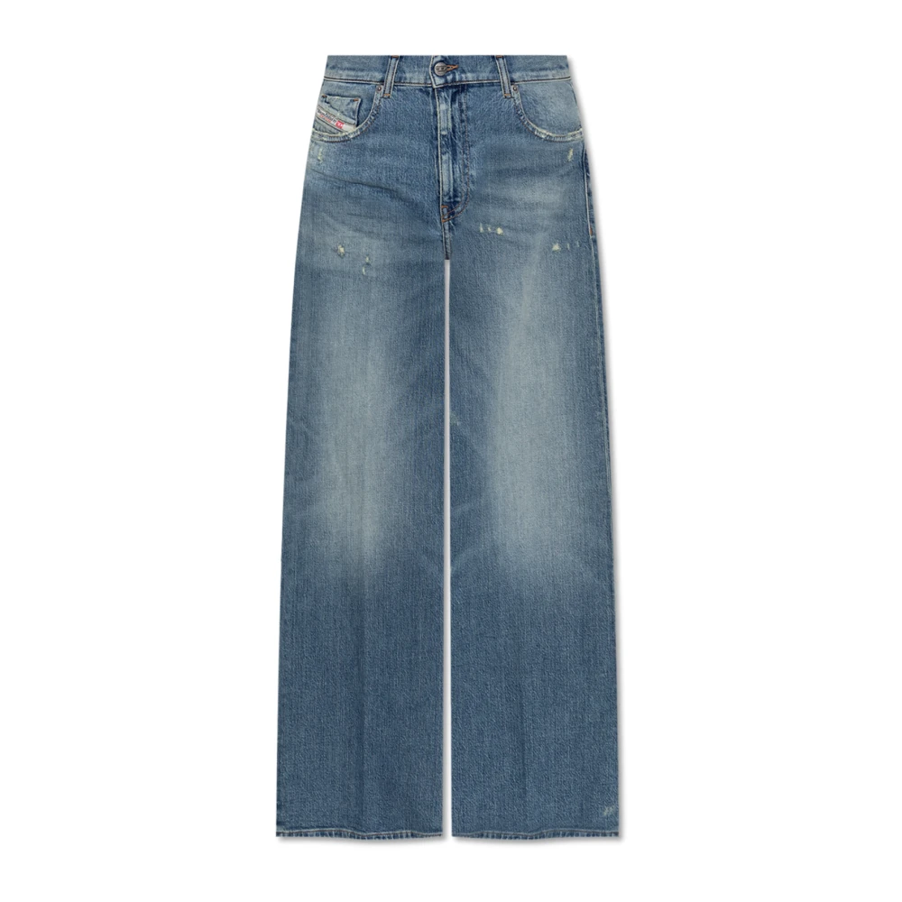 Diesel Versleten Jeans D-Akemi L.32 Blue Dames