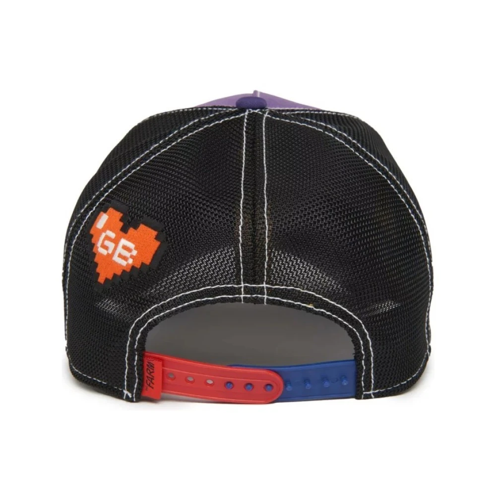 Goorin Bros Paarse Dragon Hammer Spike Trucker Cap Purple Heren