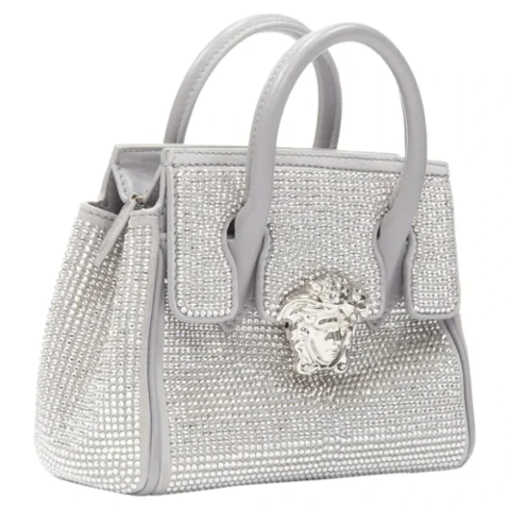 Versace Leather handbags Gray Dames