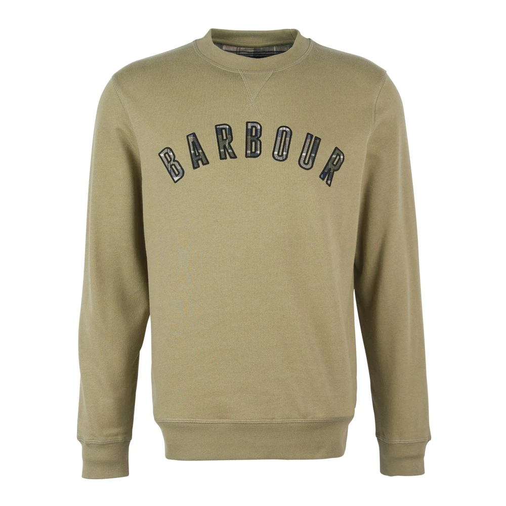 Barbour Debson Crew Neck Sweatshirt Green Heren