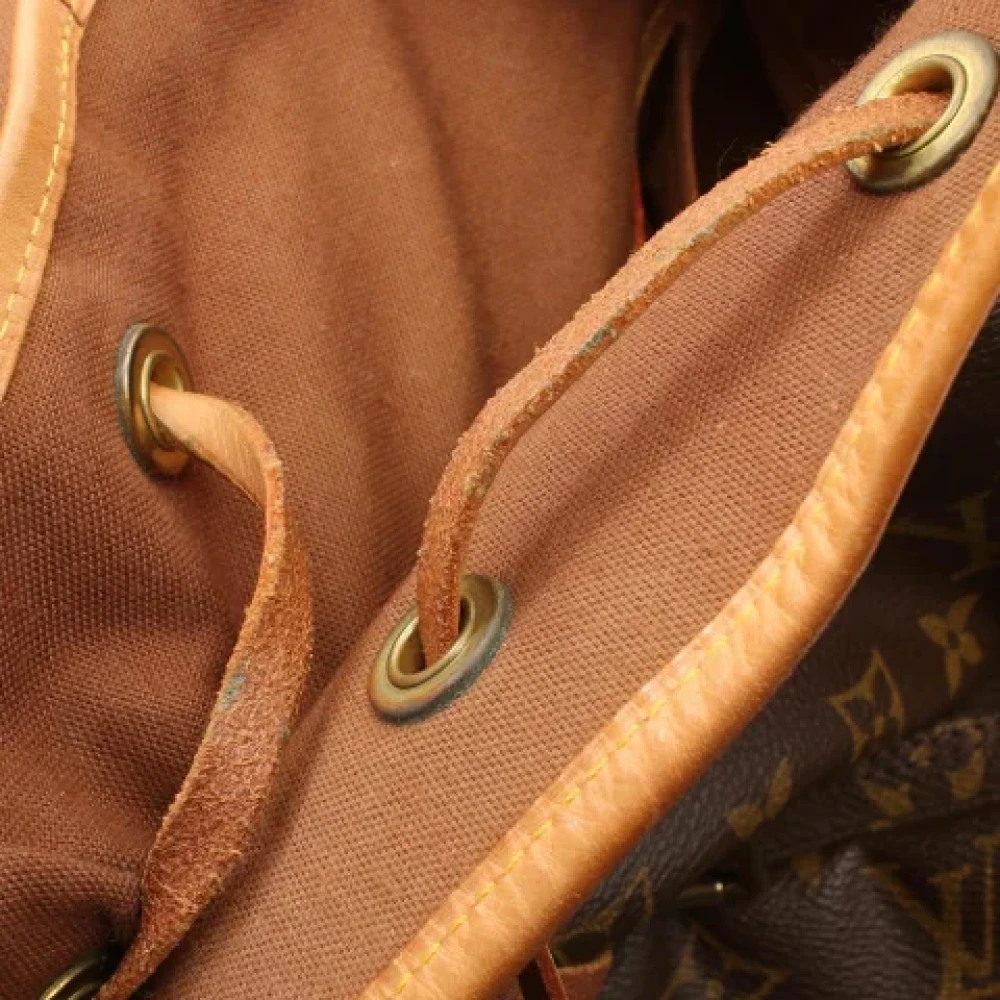 Louis Vuitton Vintage Pre-owned Canvas backpacks Brown Dames