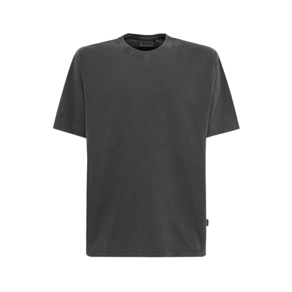 Carhartt Wip Ensfärgad T-shirt i ekologisk bomull Gray, Herr