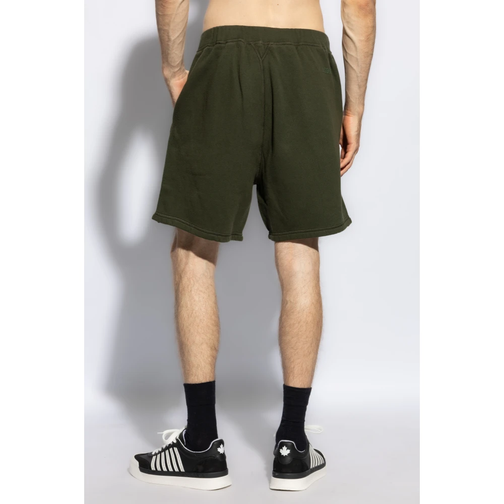 Dsquared2 Shorts met logo Green Heren