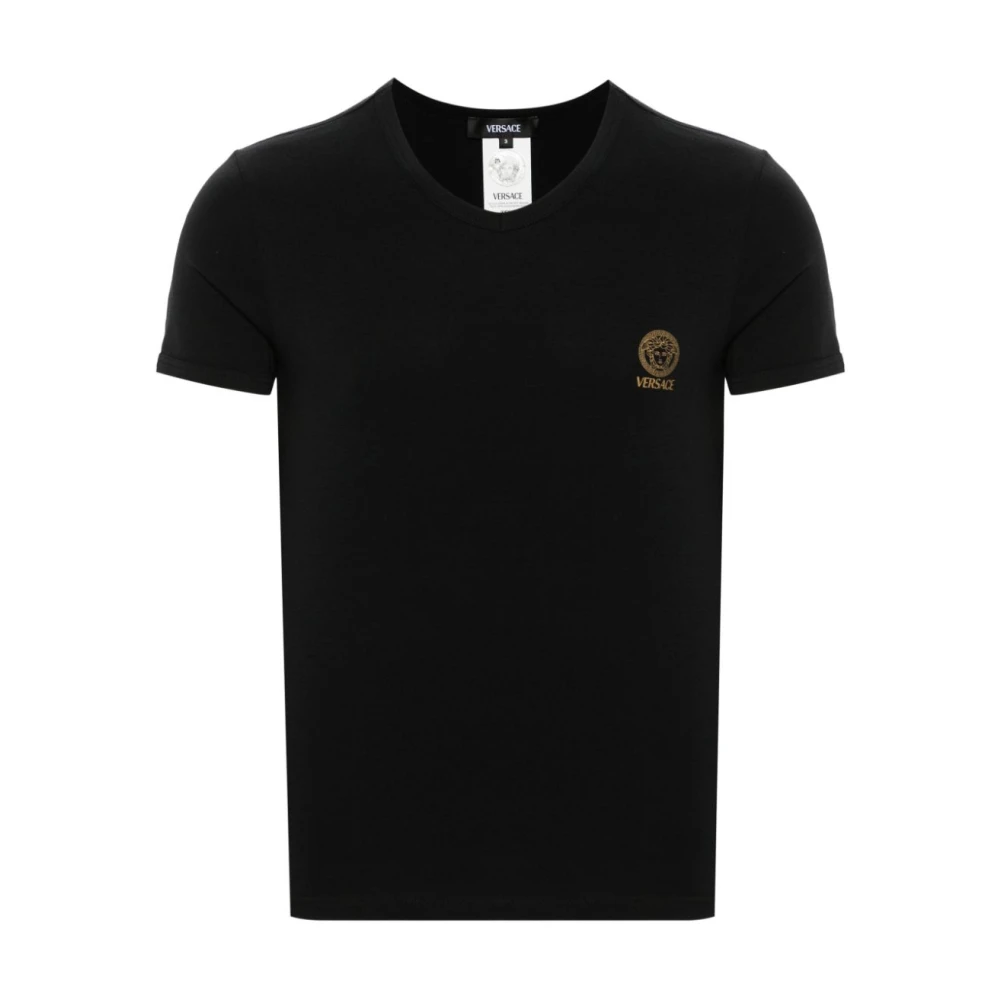 Versace Medusa Head Zwart T-shirt Polo Black Heren