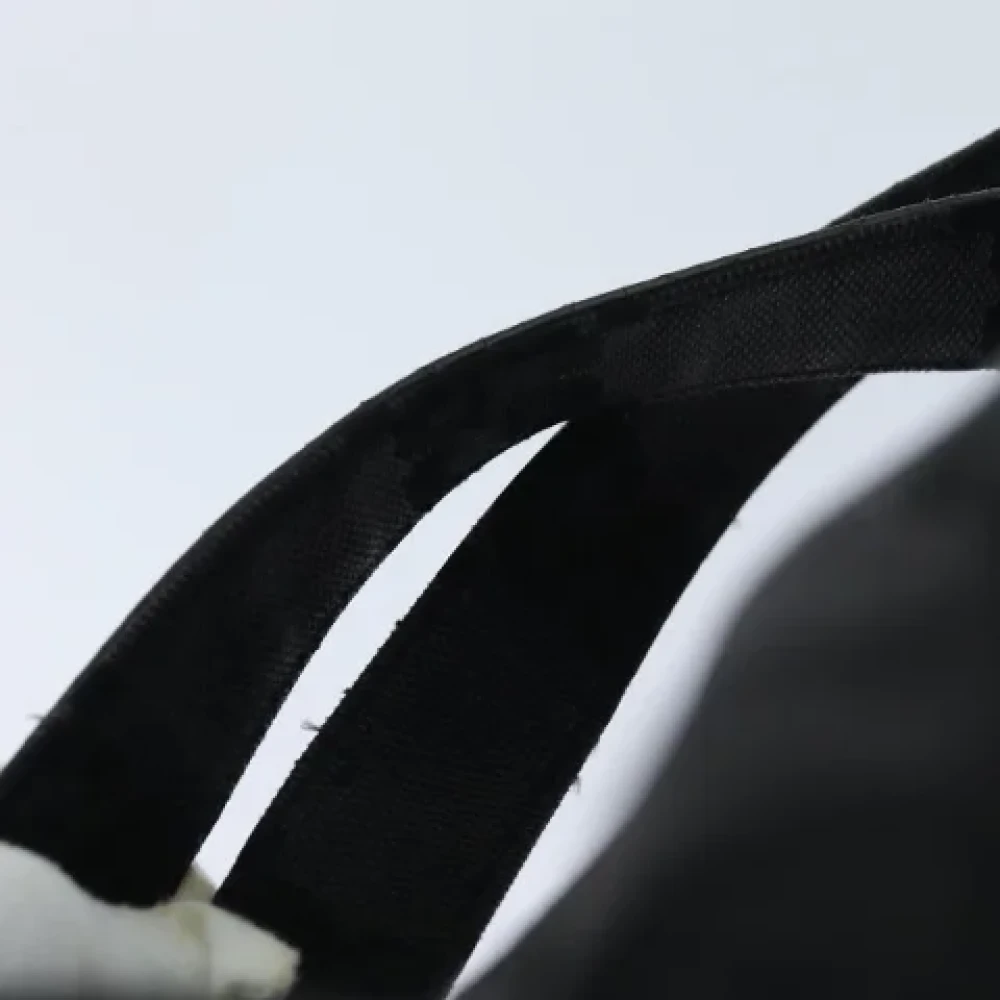 Gucci Vintage Pre-owned Canvas backpacks Black Dames
