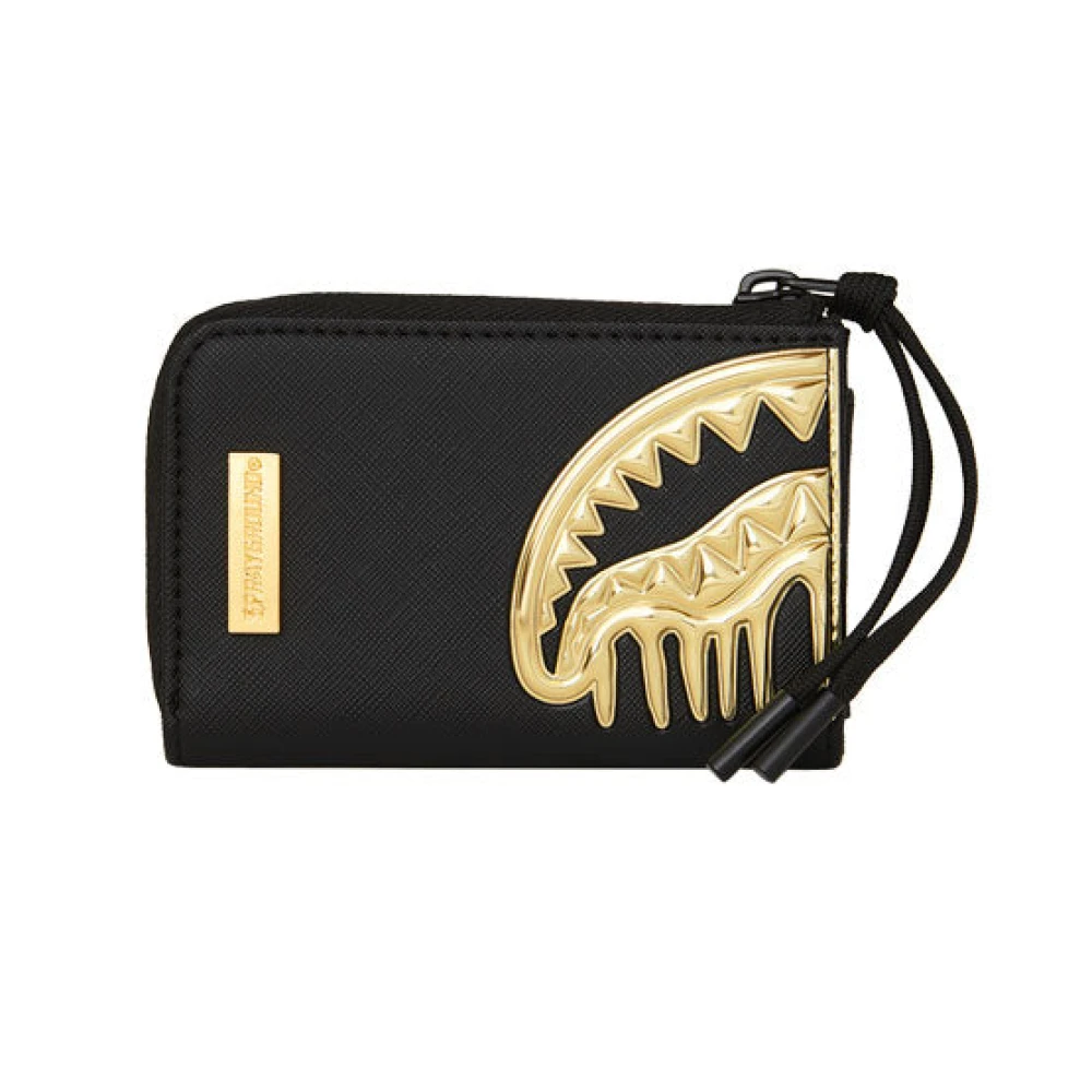 Sprayground Unisex Gold And Dangerous Wallet