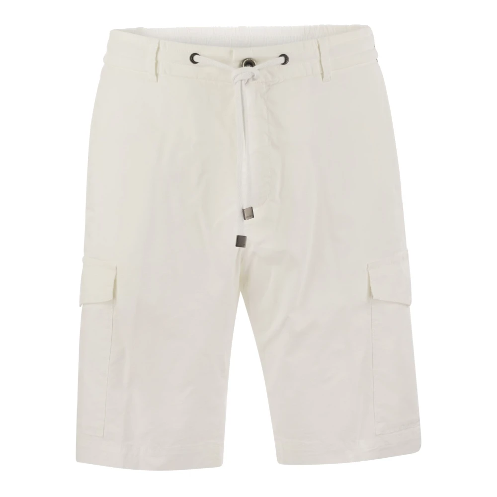 PESERICO Casual Shorts White Heren