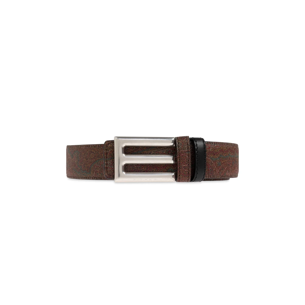 ETRO Omkeerbare riem Brown Heren