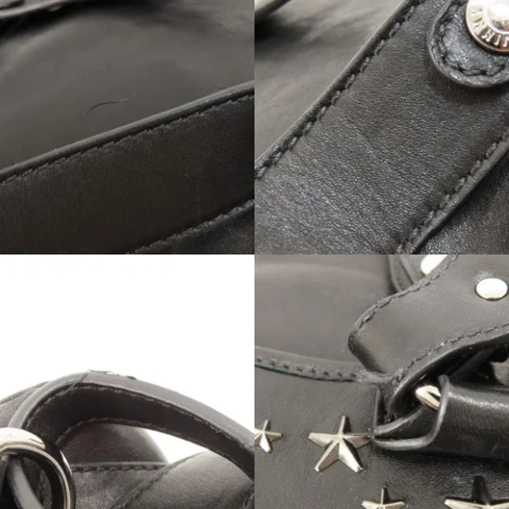 Jimmy Choo Pre-owned Leather backpacks Black Dames