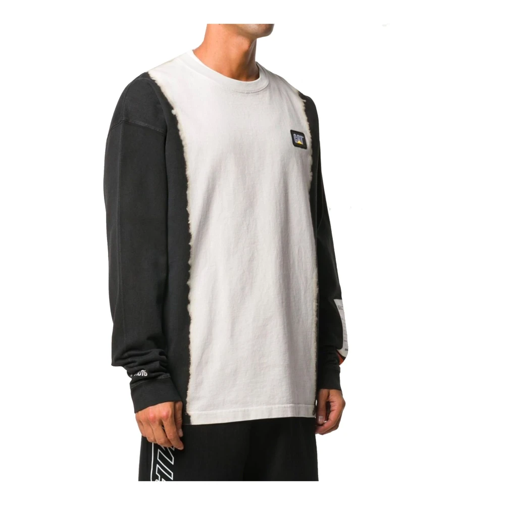 Heron Preston Kwaststreek Print Logo T-Shirt Mannen Black Heren