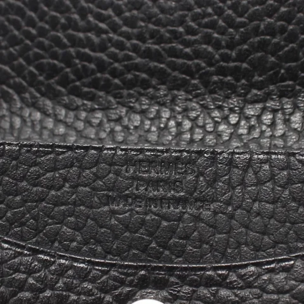 Hermès Vintage Pre-owned Fabric wallets Black Dames