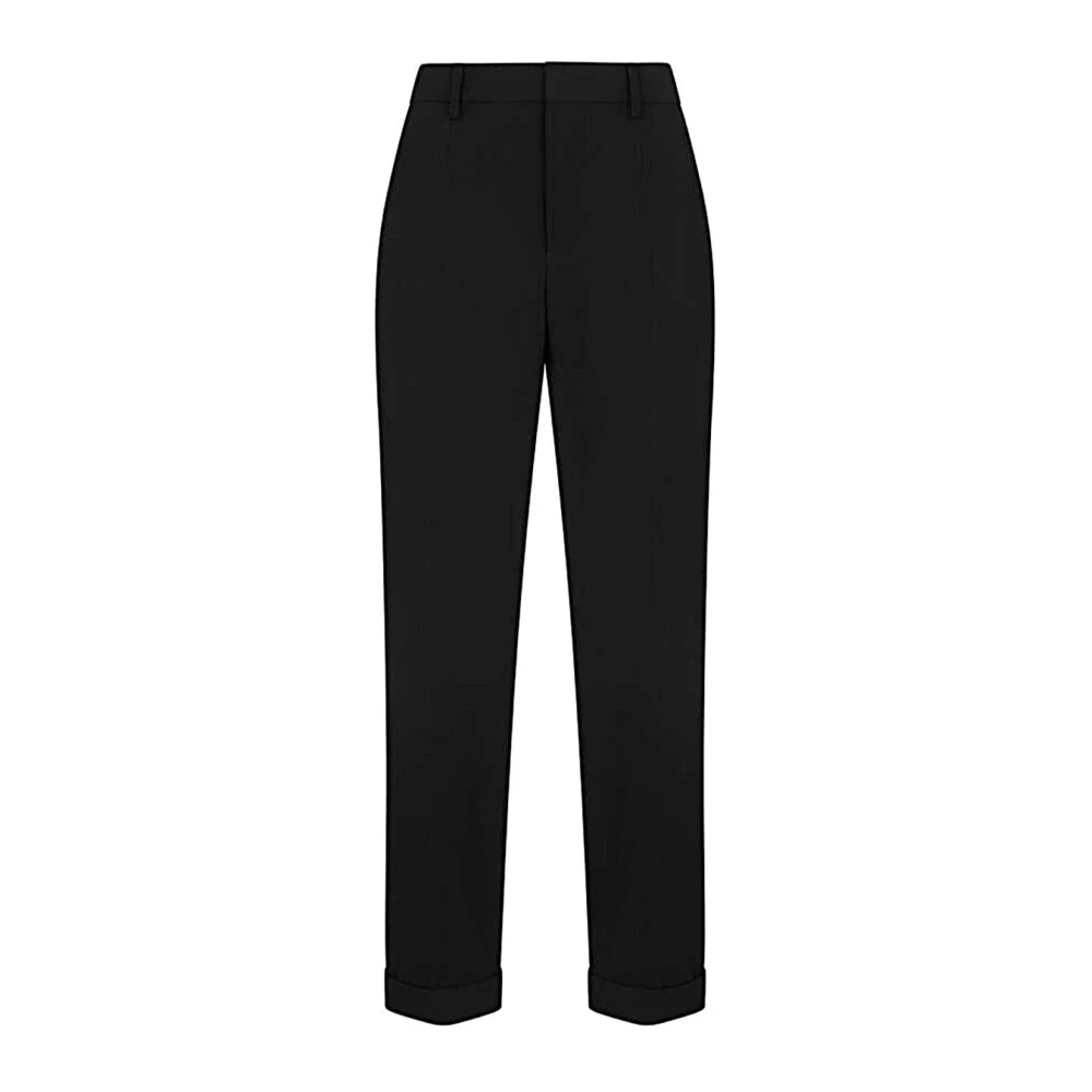 Dsquared2 Black Straight Trousers, Female, S, Stylish Men's Trousers