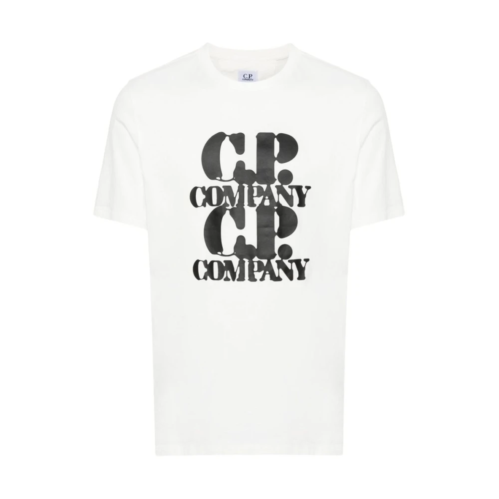 C.P. Company T-shirt met logo print White Heren