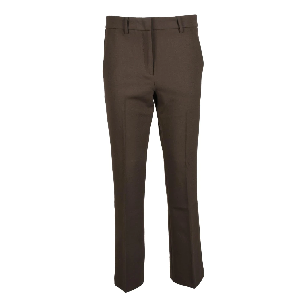 Marella Elegante Wolmix Stretchbroek Green Dames
