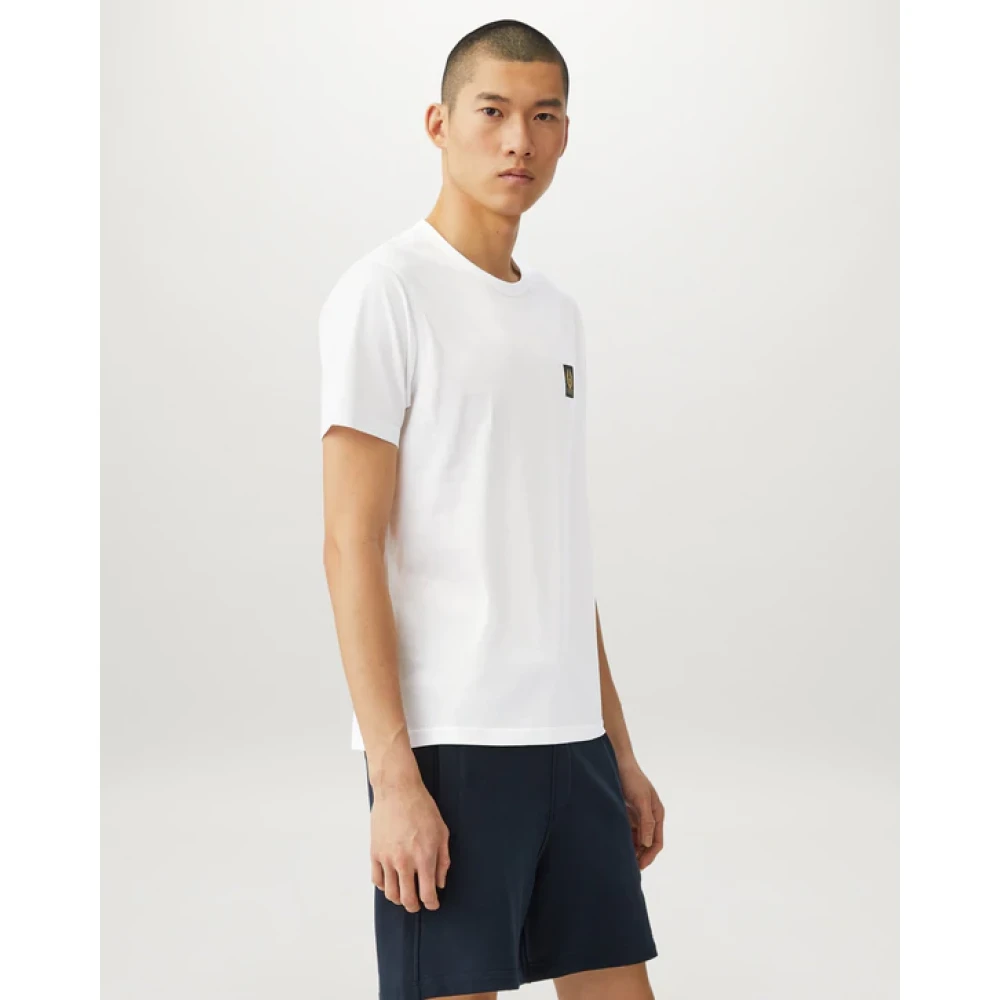 Belstaff Klassiek T-shirt met ronde hals White Heren