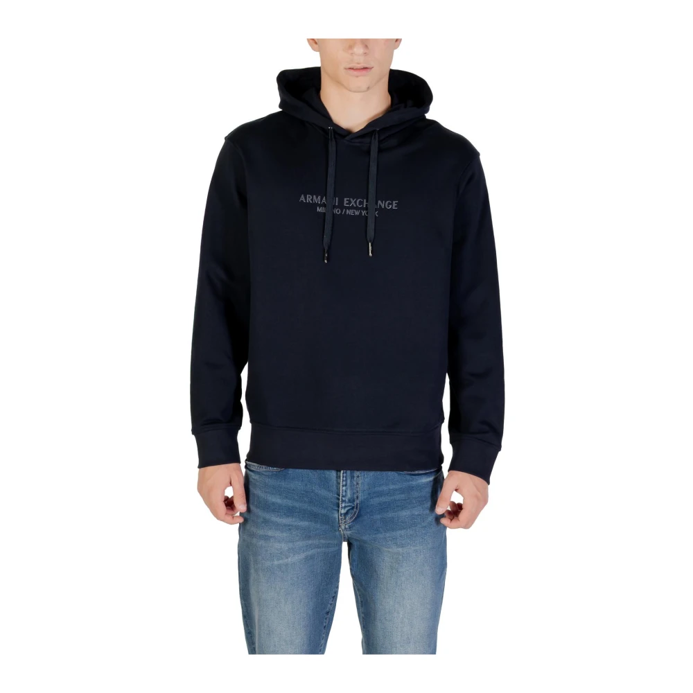 Armani Exchange Herren Blau Sweatshirts & Hoodies, Xsgröße:
