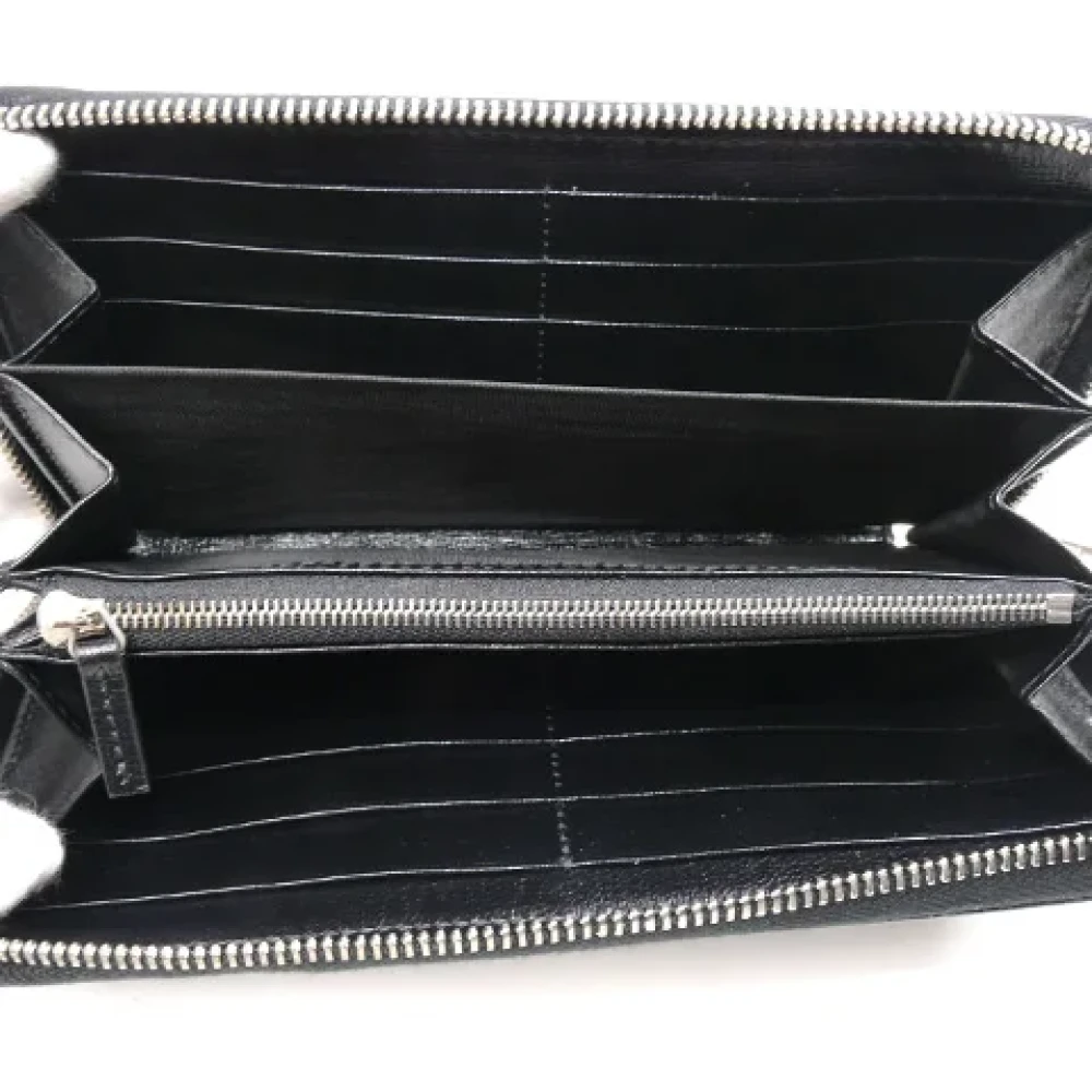 Gucci Vintage Pre-owned Fabric wallets Black Heren