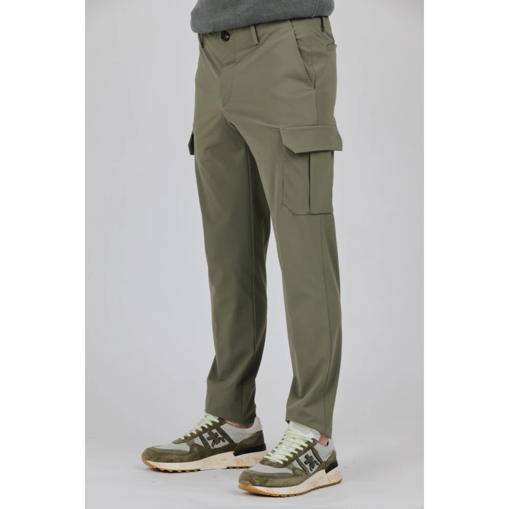 RRD Technische Stoffen Broek met Zakken Green Heren