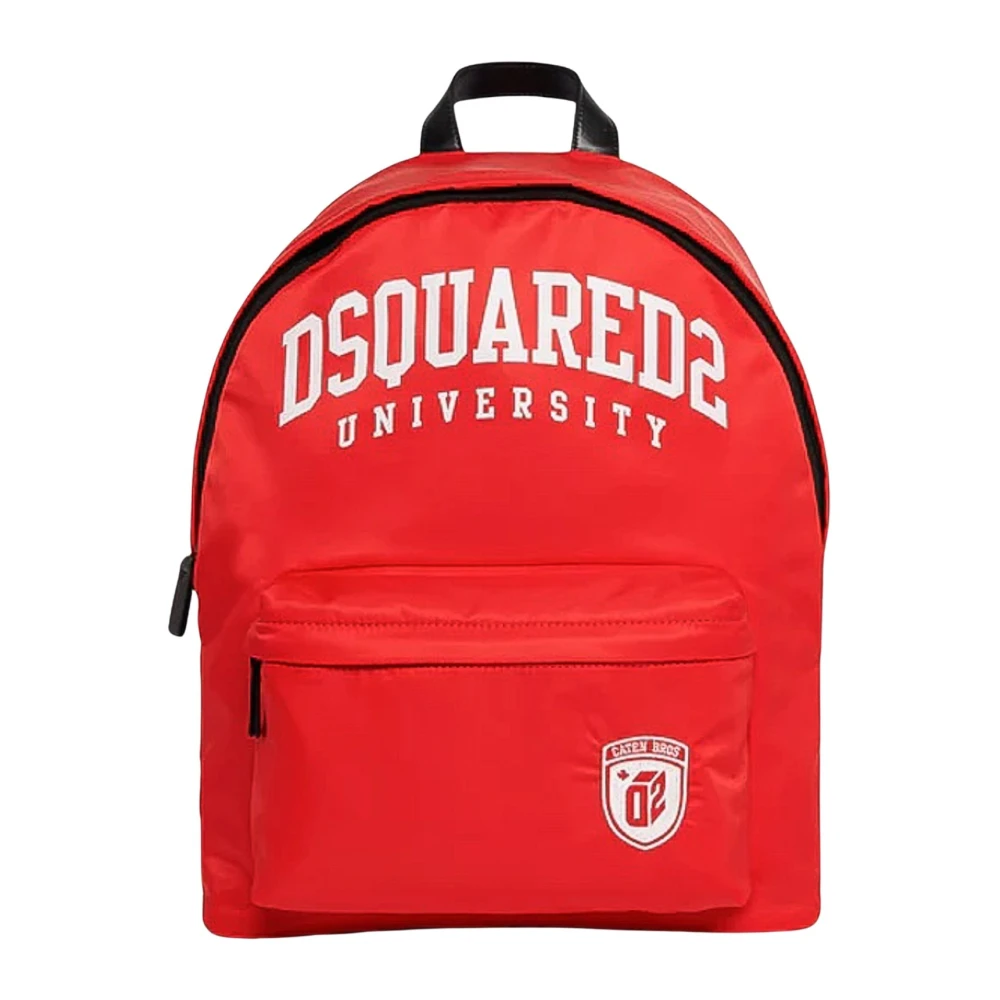 Dsquared2 Rode rugzak met logoprint Red Unisex