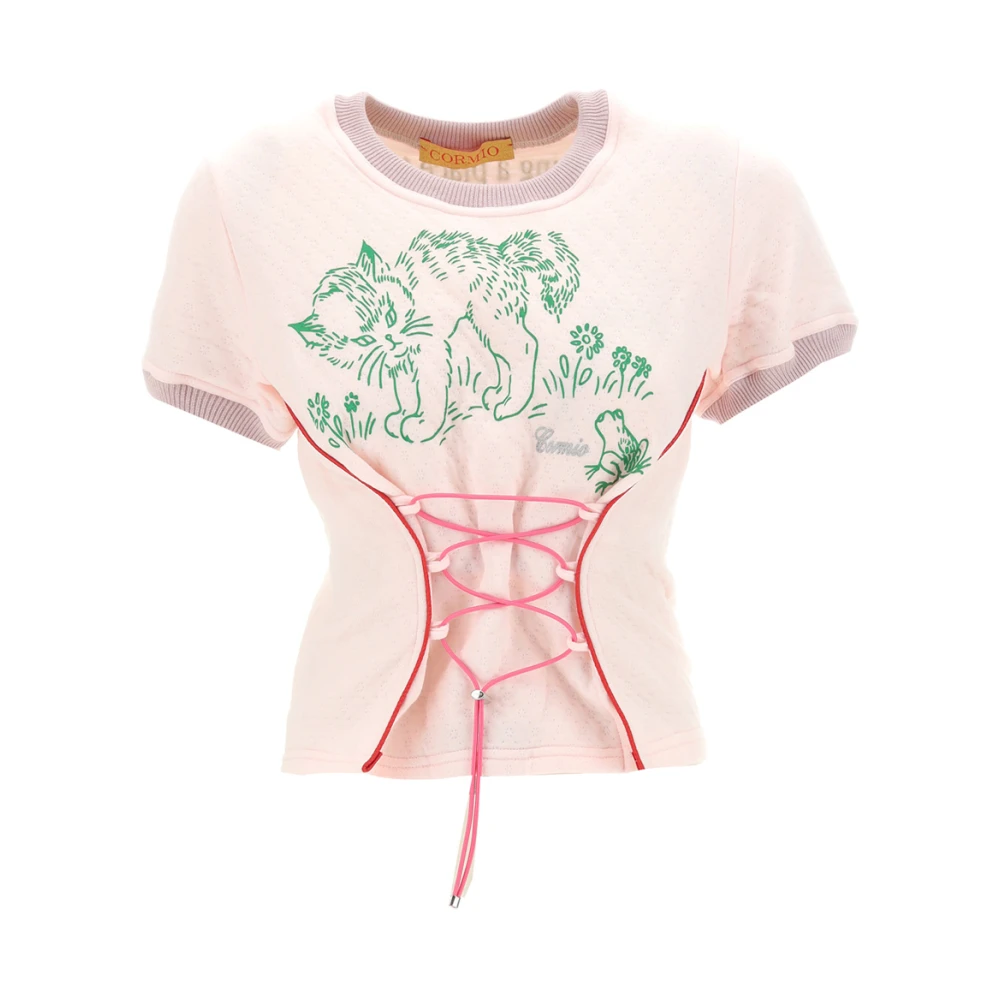 Cormio Stijlvolle Dames T-shirt Pink Dames