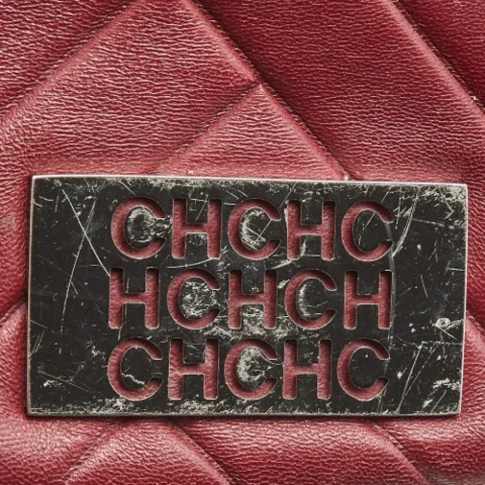 Carolina Herrera Pre-owned Leather crossbody-bags Red Dames