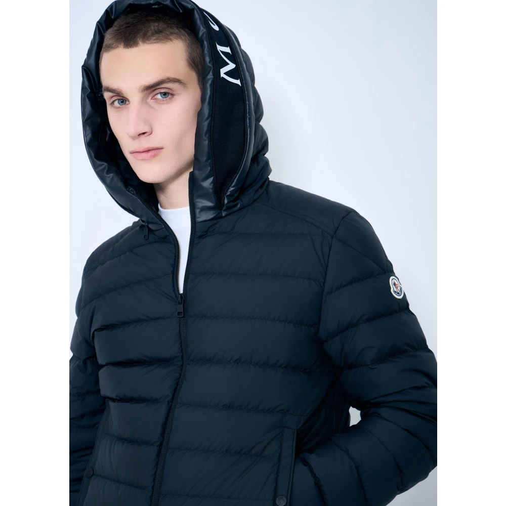 Moncler Gewatteerde Hooded Donsjas Black Heren