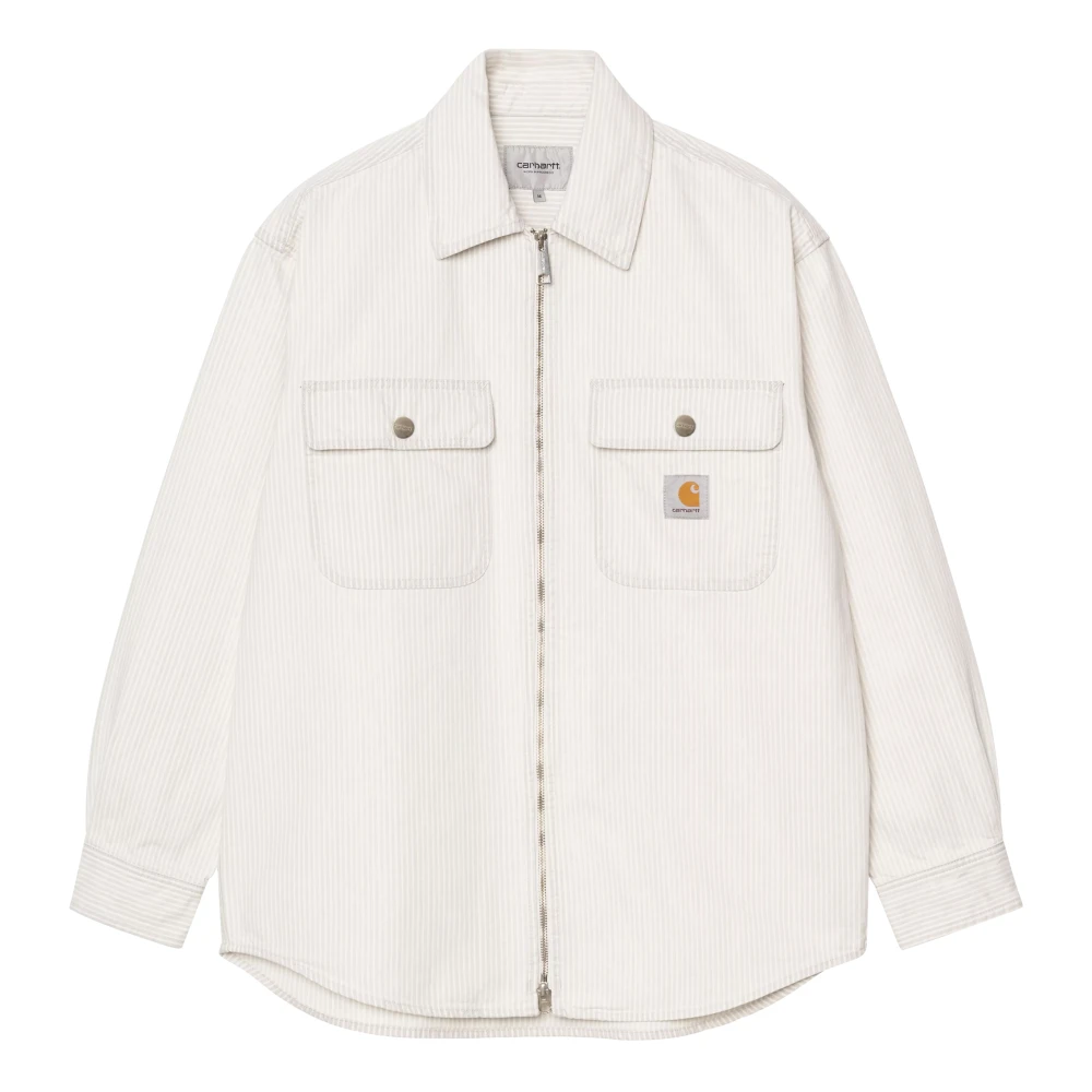 Carhartt Wip Men's White Mercer Shirt Jac - Casual Shirts - M - Shirts