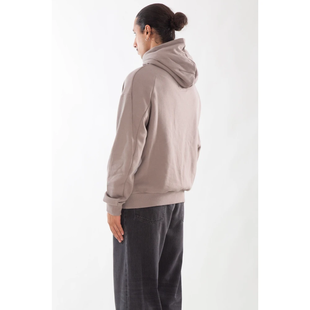 Krakatau Taupe Trekkoord Hoodie Beige Heren