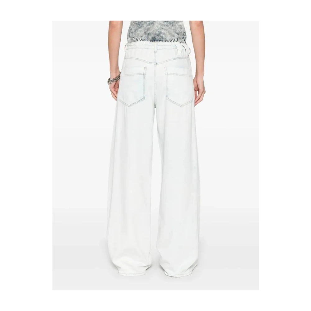 Darkpark Tencel Denim Papieren Zak Blue Dames