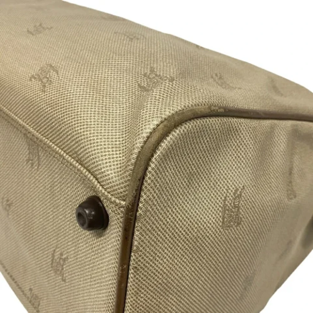Burberry Vintage Pre-owned Fabric handbags Beige Dames