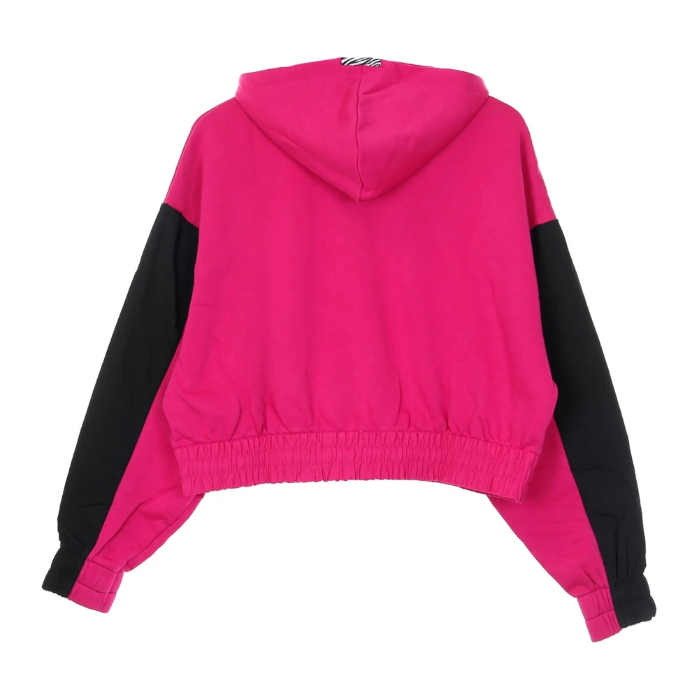 Nike Korte hoodie met Icon Clash rits Pink Dames