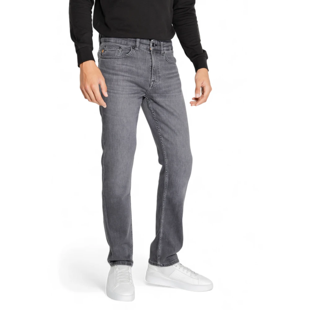 Hugo Boss Heren Jeans Herfst Winter Collectie Gray Heren