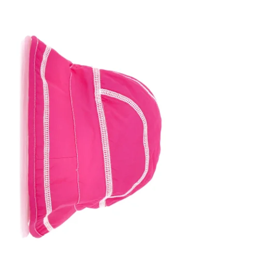 Jacquemus Pre-owned Nylon hats Pink Dames