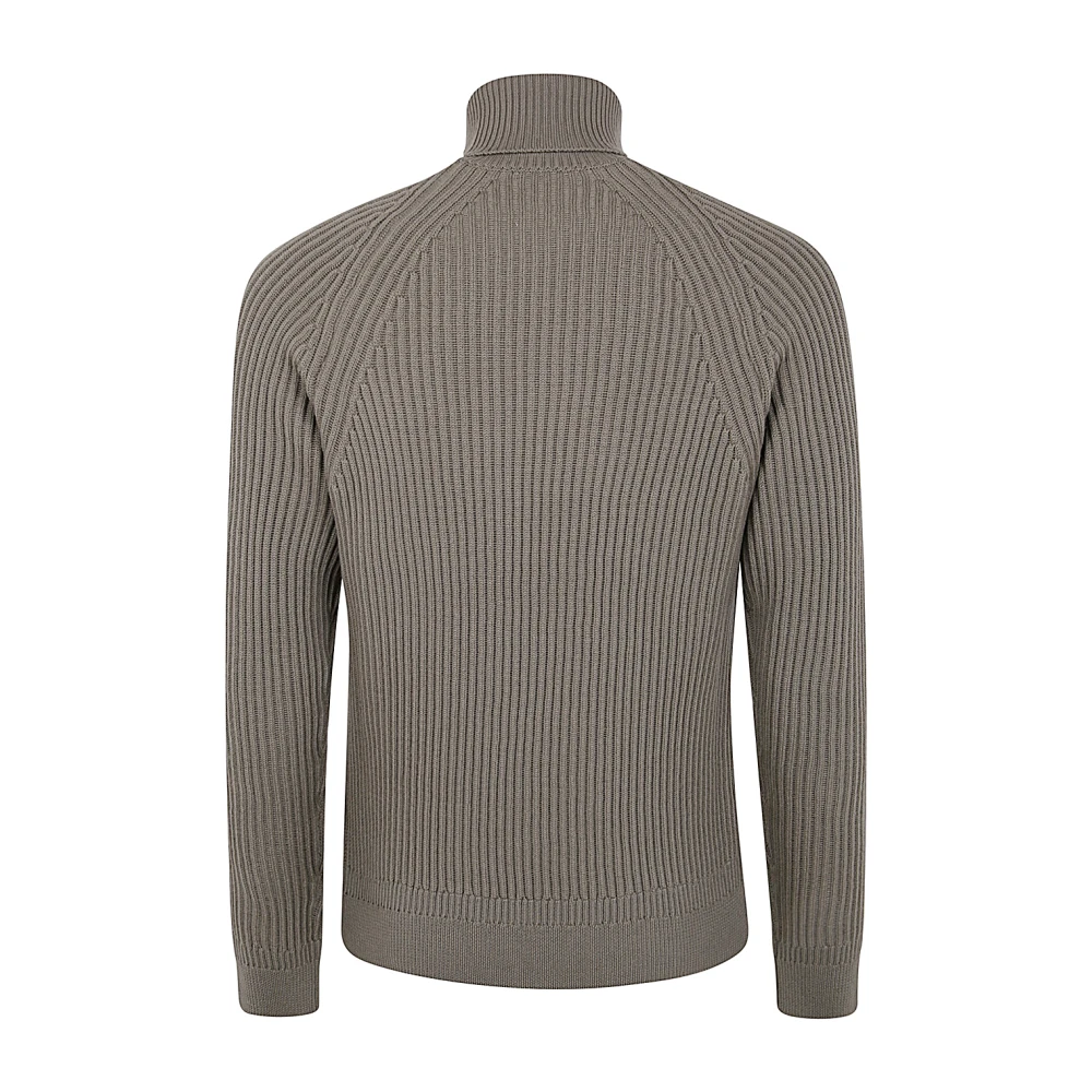 Zanone Lichtgroene Slim Fit Coltrui Gray Heren