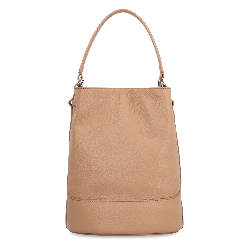 Zanellato Leren Bucket Bag met Handvat Brown Dames