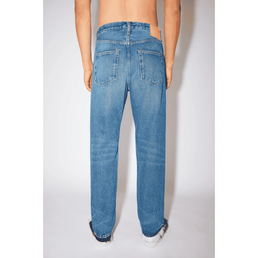 Acne Studios Organische Denim Jeans Middelblauw 29 Blue Heren