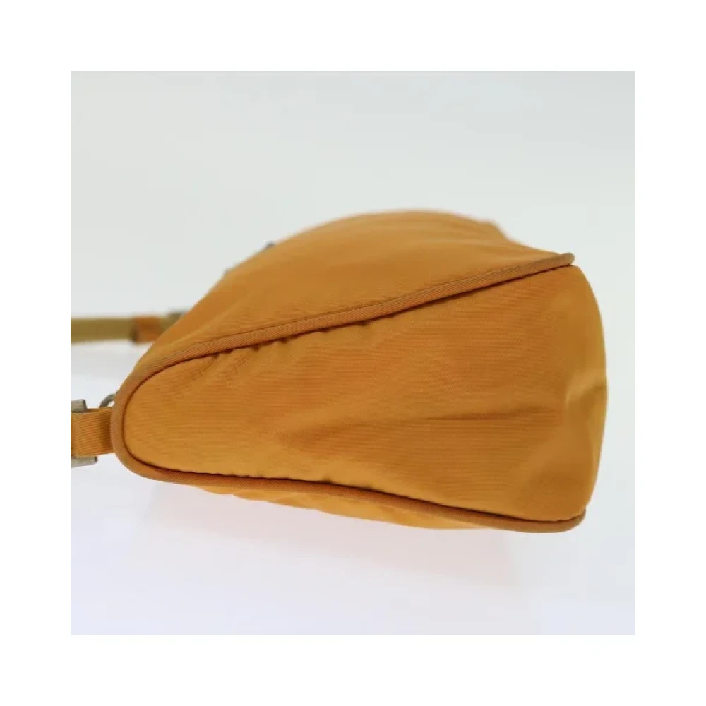Prada Vintage Pre-owned Nylon prada-bags Orange Dames