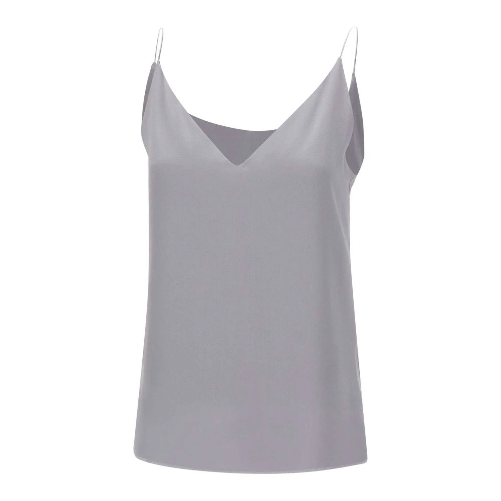 Eleventy Kvinno Grå Toppar Dam, S, Sleeveless Top